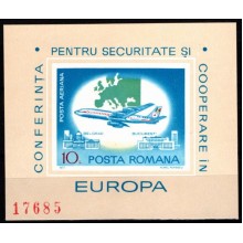 Europæisk sikkerhedskonference. Miniark. Posfrisk.